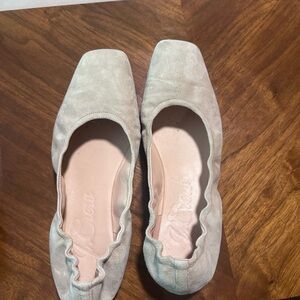 J. Crew suede ballet flats